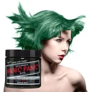 manic panic classic high voltage grønn hårfarge 118ml venus envy model pot 70437