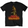 ac/dc bonfire bon ronald belford scott og angus young svart unisex t-skjorte ACDCTS57MB