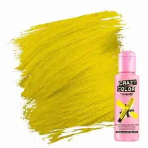 Crazy Color Canary Yellow gul semi permanent hårfarge 002239