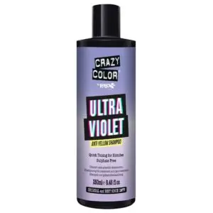 crazy color shampoo fjerner gulskjær ultra violet 002425