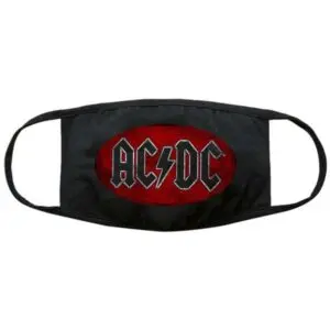 AC/DC munnbind merchandise Oval Logo Vintage ACDCMASK05B