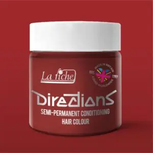 directions pillarbox red semi permanent hårfarge la riche 100ml PILLAR-RED-100