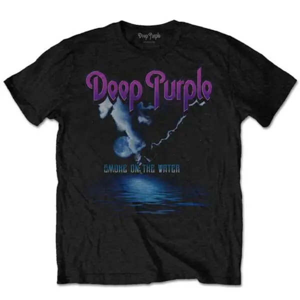 Deep Purple Smoke On The Water t-skjorte DPTS02MB