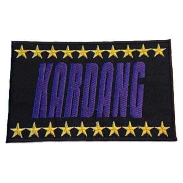 Kardang patch lilla og gull KDP-02