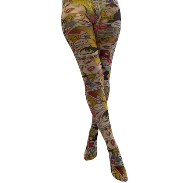 Pamela Mann Paradise Island nylonstrømper historie ParadiseIslandPrintedTights