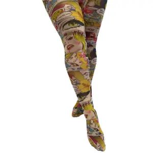 Pamela Mann Paradise Island nylonstrømper historie ParadiseIslandPrintedTights