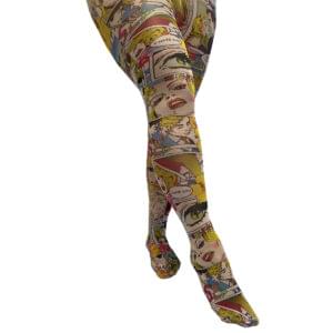 Pamela Mann Paradise Island nylonstrømper historie ParadiseIslandPrintedTights