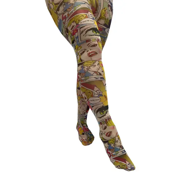 Pamela Mann Paradise Island nylonstrømper historie ParadiseIslandPrintedTights