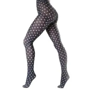 Pamela Mann Polka Dot nylonstrømper prikker PolkaDotPrintedTights