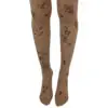 Tattoo Sailor Girl nylonstrømper brun TattooSailorGirlTights