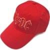 AC/DC rød caps med rød logo ACDCCAP02R