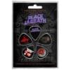 Black Sabbath gitar plekter sett purple logo PP034