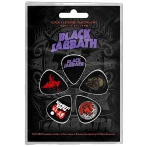 Black Sabbath gitar plekter sett purple logo PP034